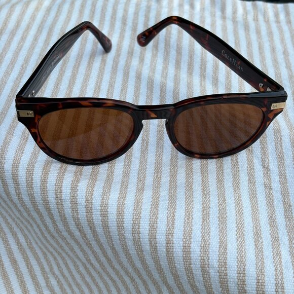 Cole Haan C16090 21 Polarized Retro Sunglasses Tortoise Brown Polarized - Picture 2 of 9